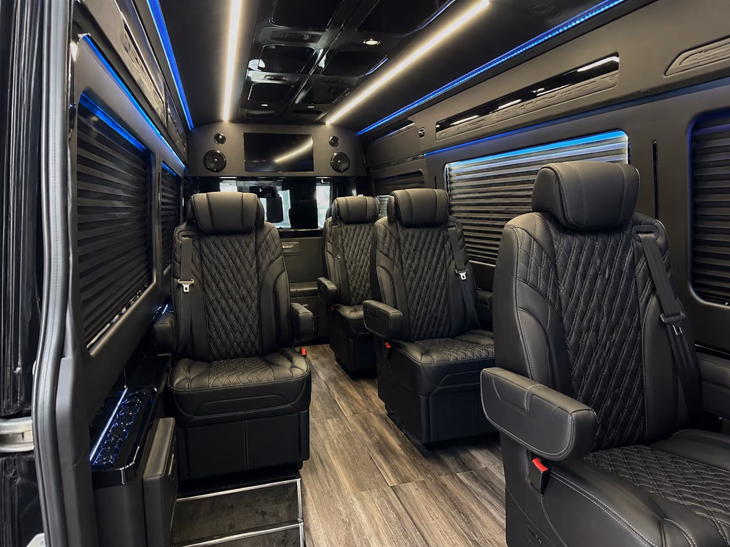 20 passenger sprinter van inside