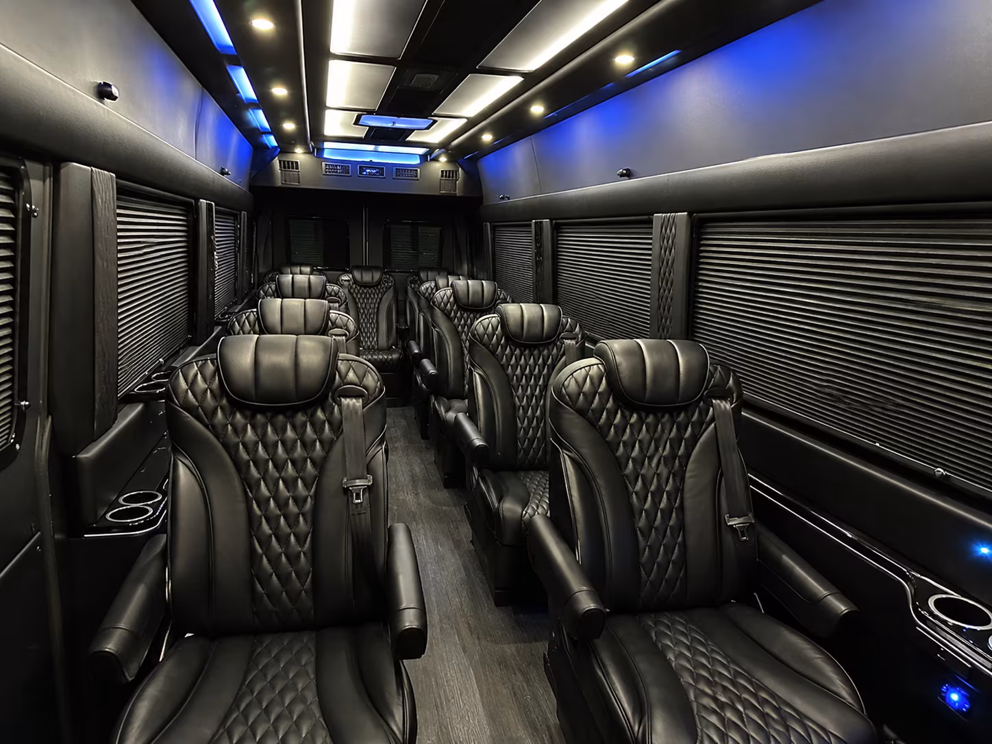 manchester 12 passenger sprinter van interior