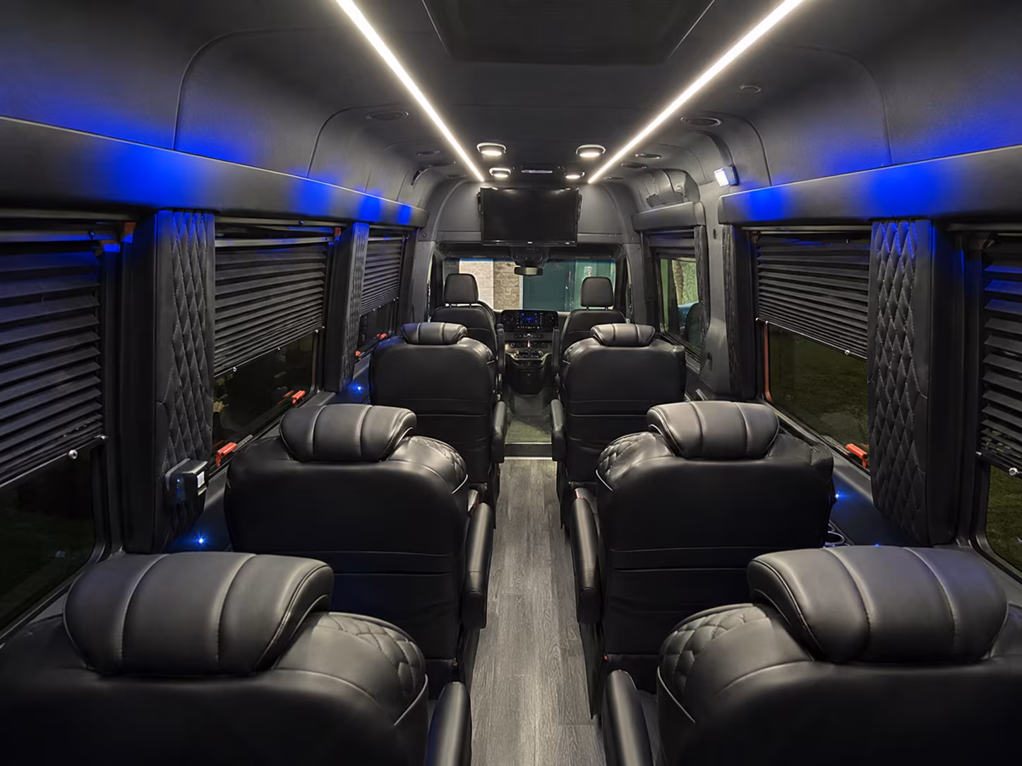 manchester 15 passenger sprinter van interior