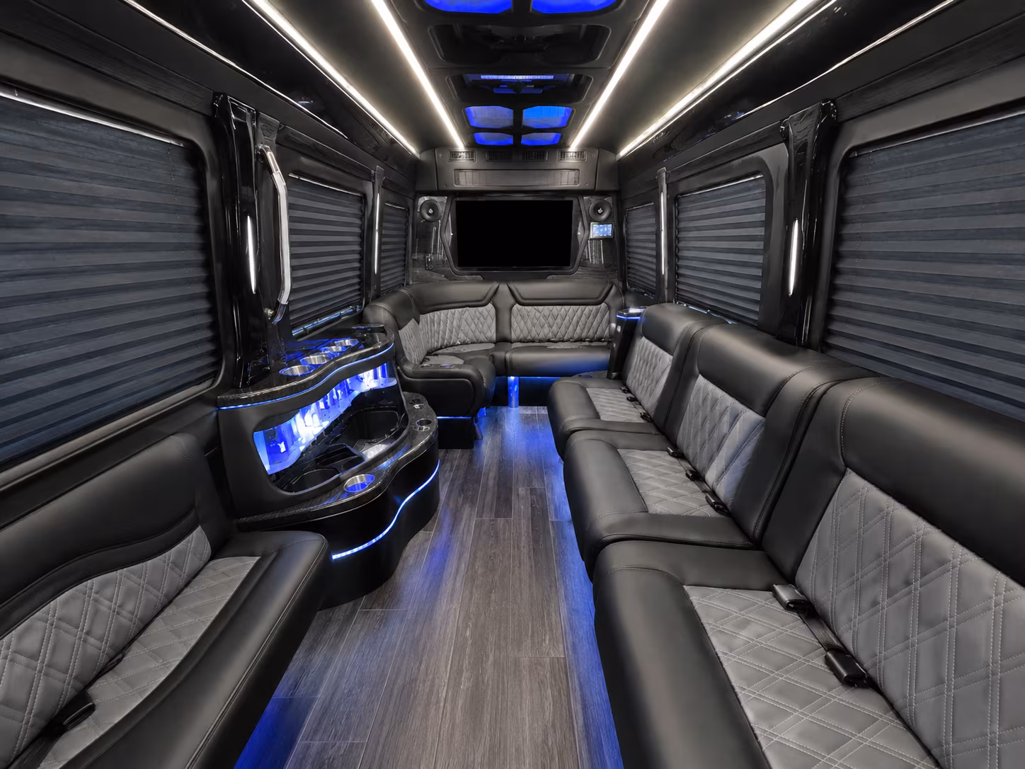 manchester sprinter limousine interior